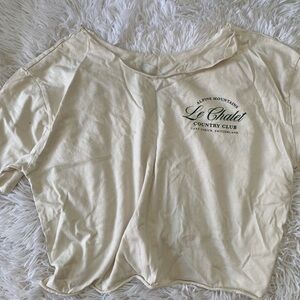 Target Cream Short Sleeve Tee